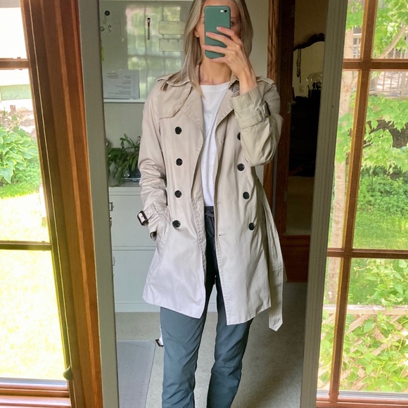 BANANA REPUBLIC | Trench Coat Khaki Size XS - Picture 3 of 6